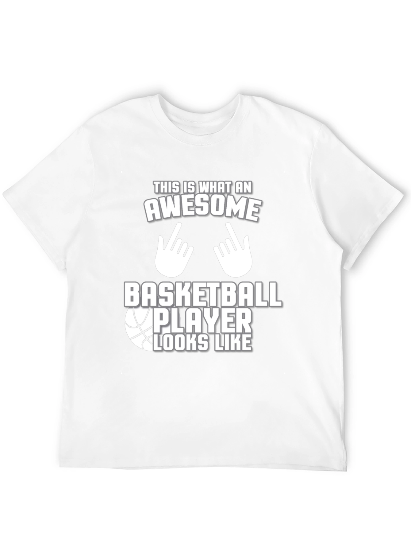 Camiseta Negra Awesome Basketball Player
