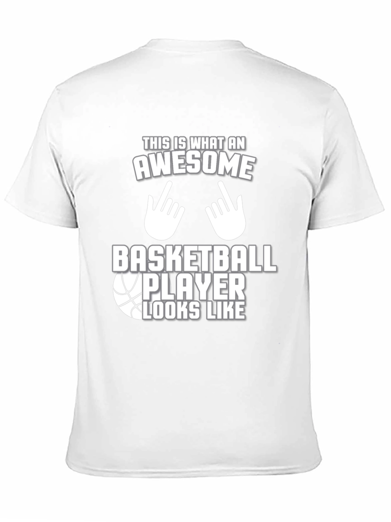 Camiseta Negra Awesome Basketball Player