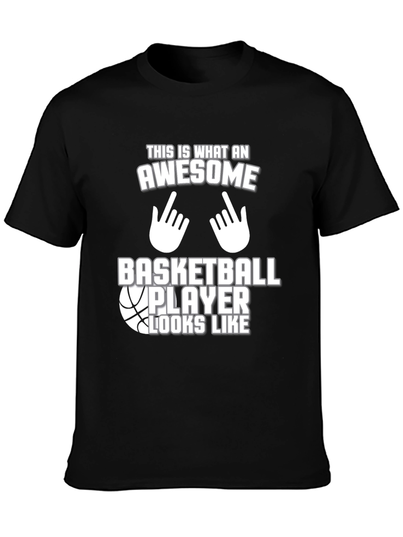 Camiseta Negra Awesome Basketball Player