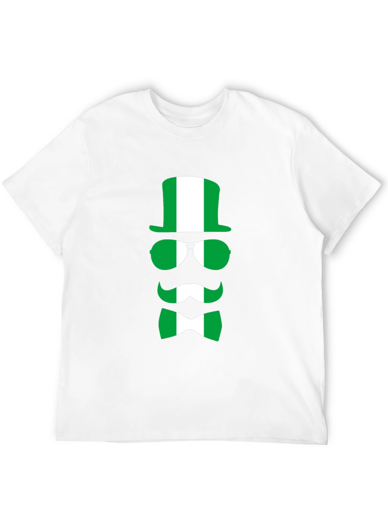 Camiseta Negra con Diseño Nigeria