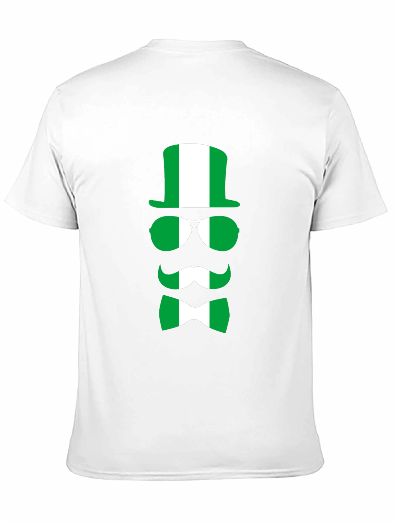 Camiseta Negra con Diseño Nigeria