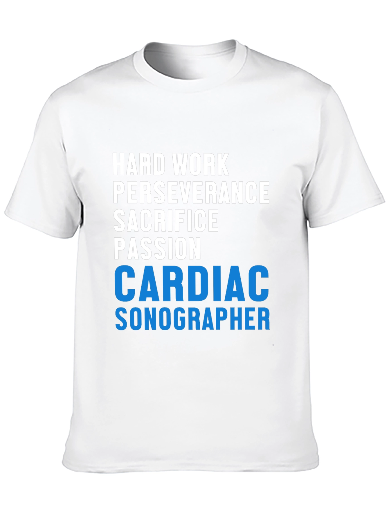 Camiseta Negra Cardíaco Sonógrafo: Pasión y Sacrificio