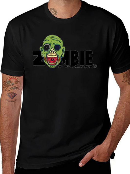Camiseta Negra Zombie - Diseño Original y Divertido