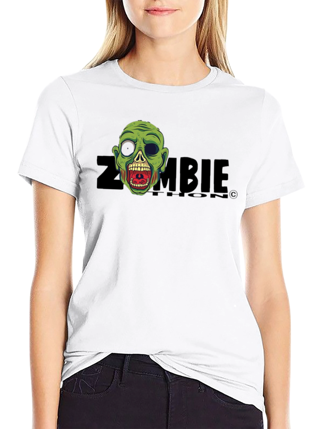 Camiseta Negra Zombie - Diseño Original y Divertido