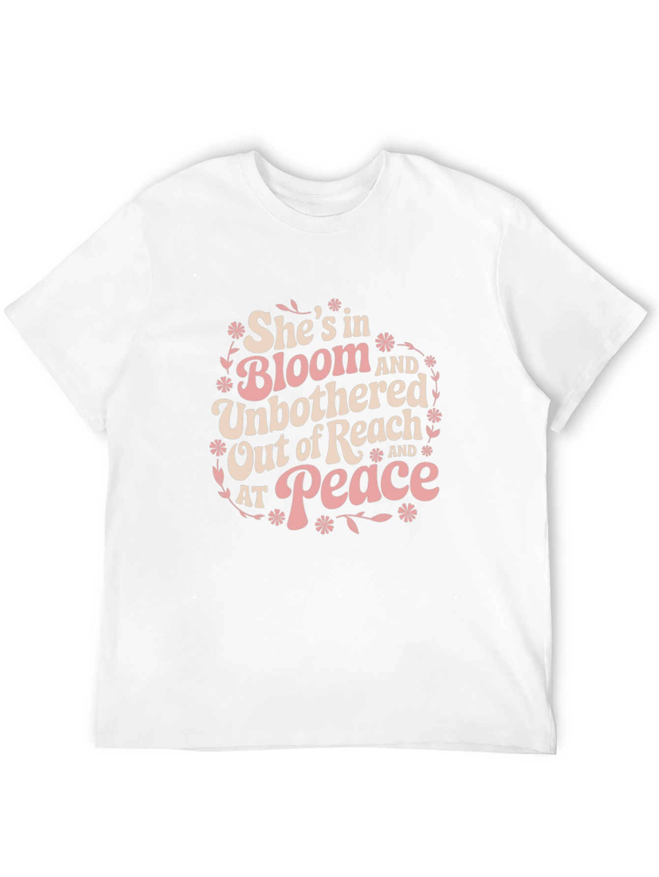 Camiseta Negra: Shes in Bloom