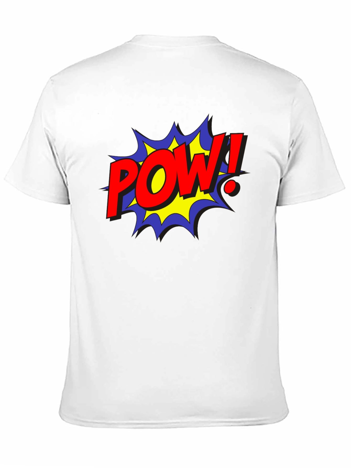 Camiseta Negra Estilo Cómic ¡POW!