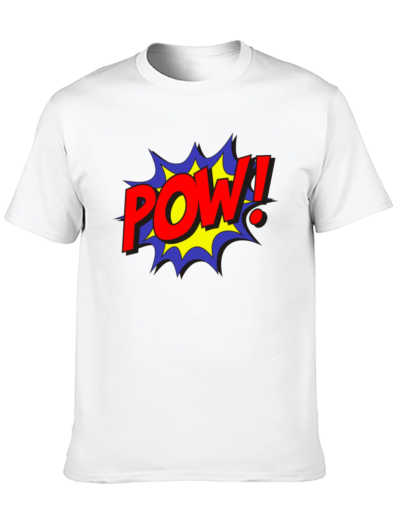 Camiseta Negra Estilo Cómic ¡POW!