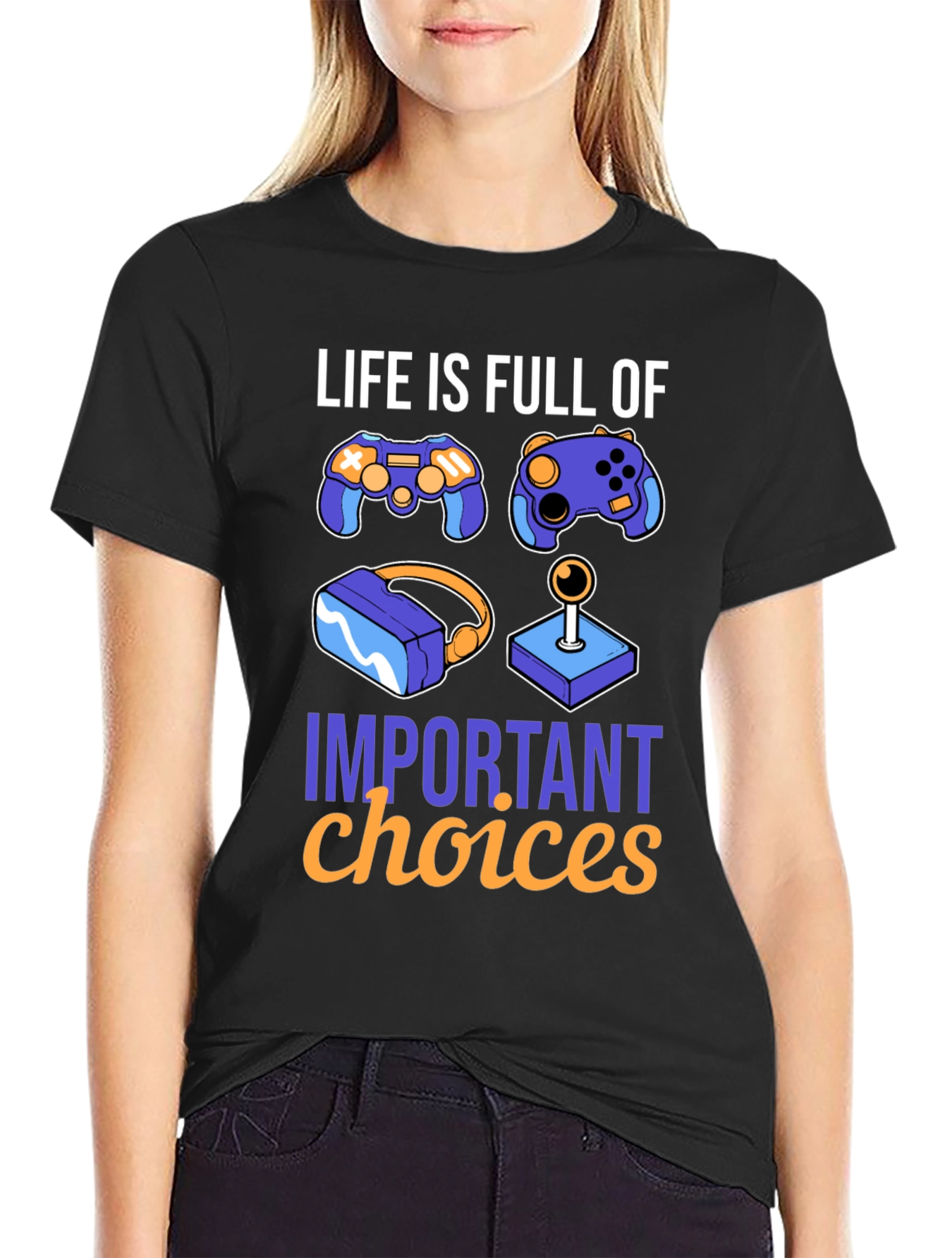 Camiseta Gamer Decisiones Importantes