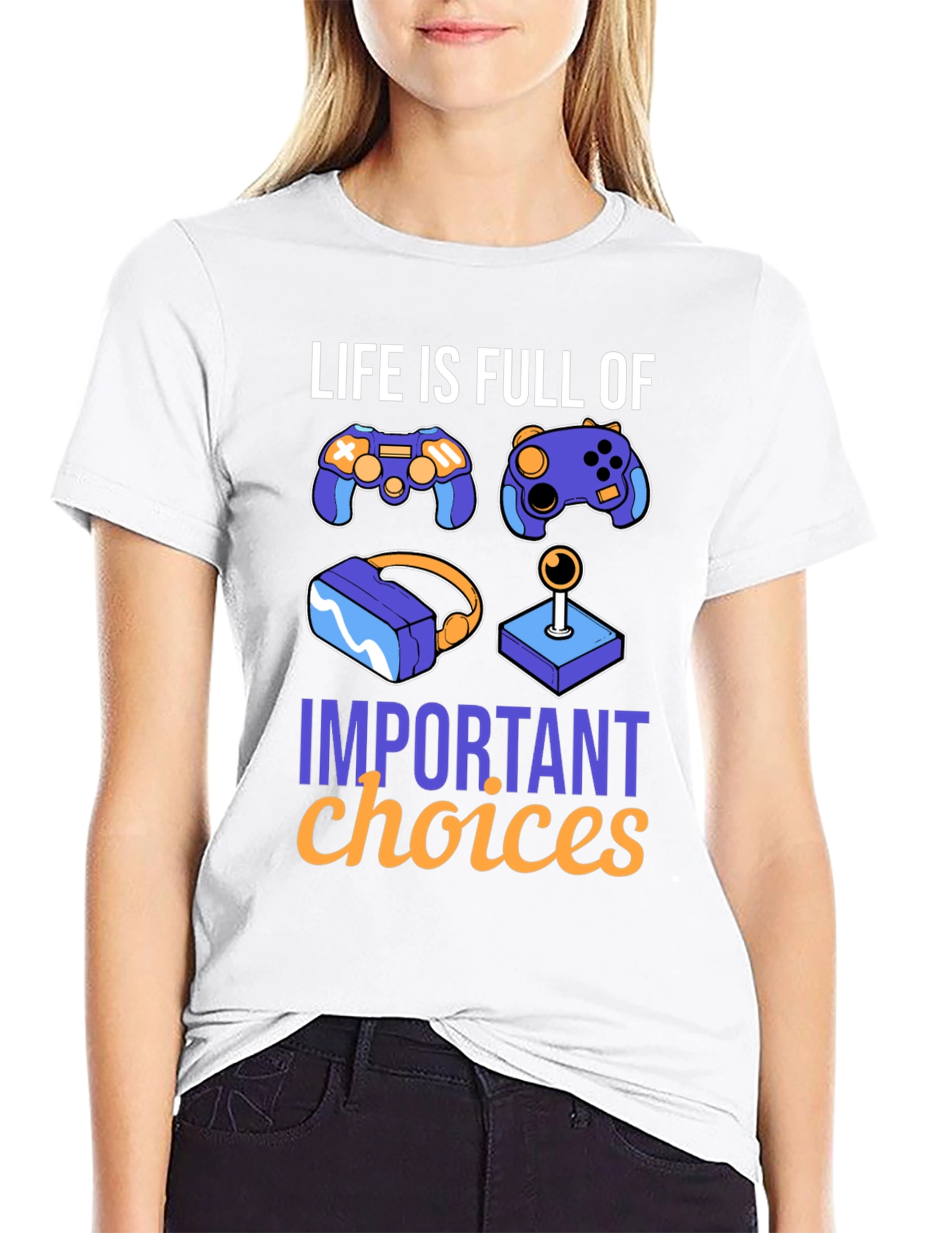 Camiseta Gamer Decisiones Importantes
