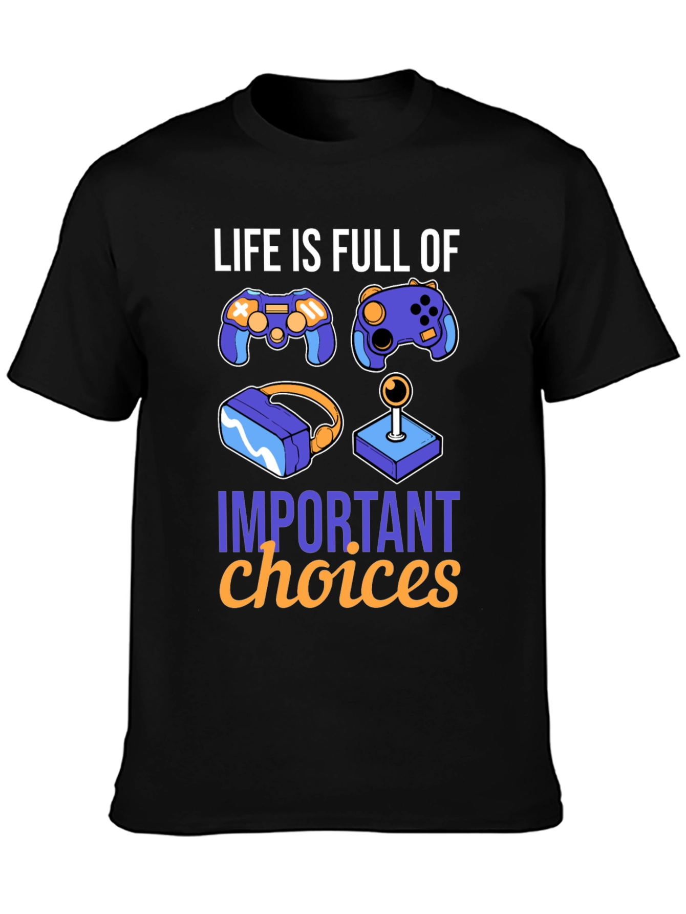 Camiseta Gamer Decisiones Importantes