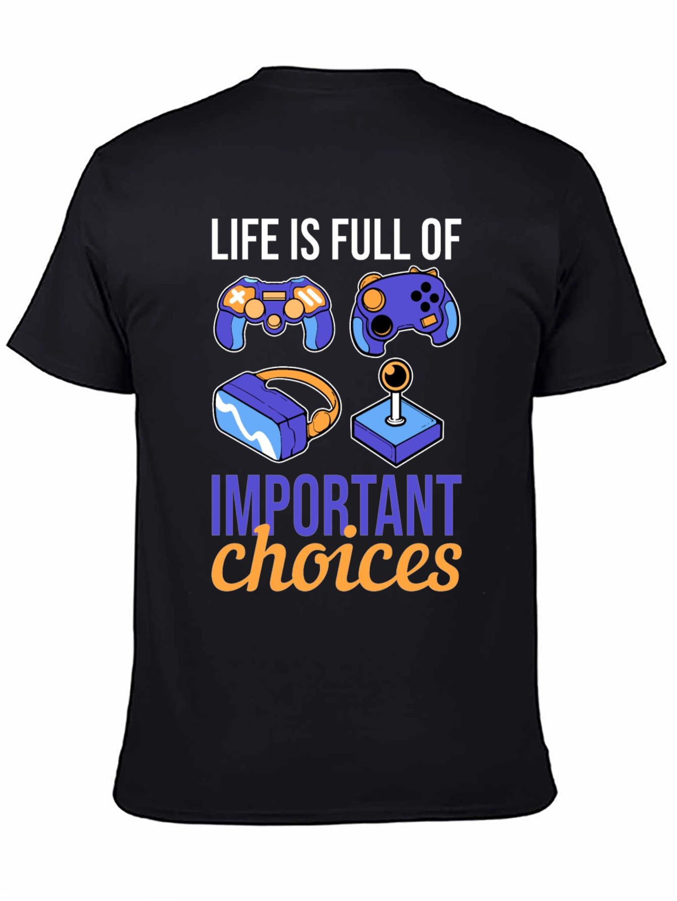 Camiseta Gamer Decisiones Importantes