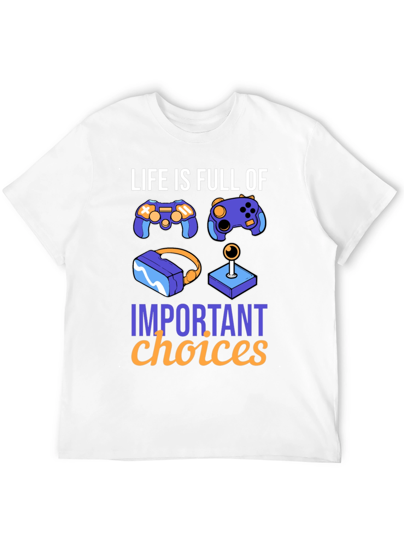 Camiseta Gamer Decisiones Importantes