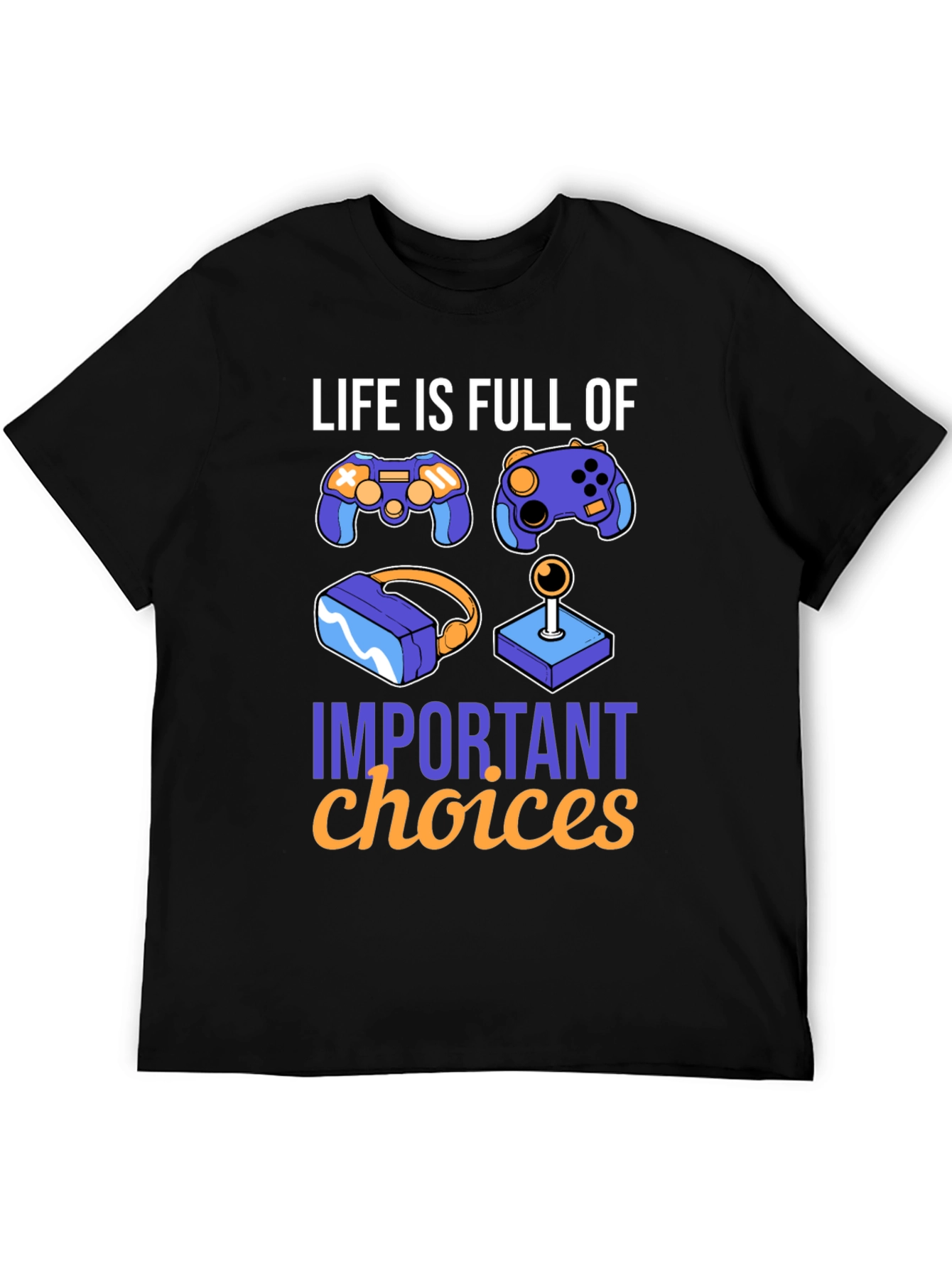 Camiseta Gamer Decisiones Importantes
