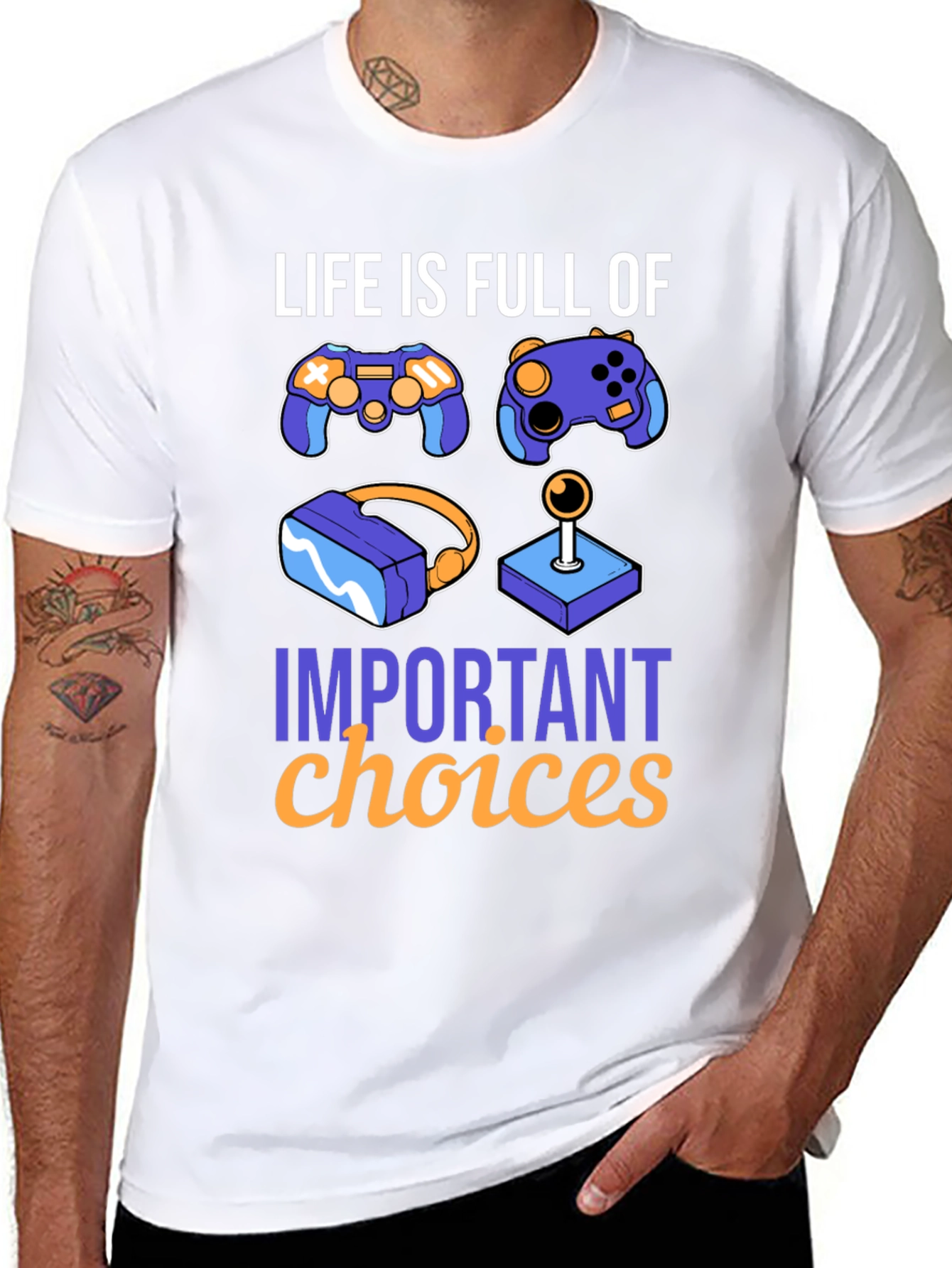 Camiseta Gamer Decisiones Importantes