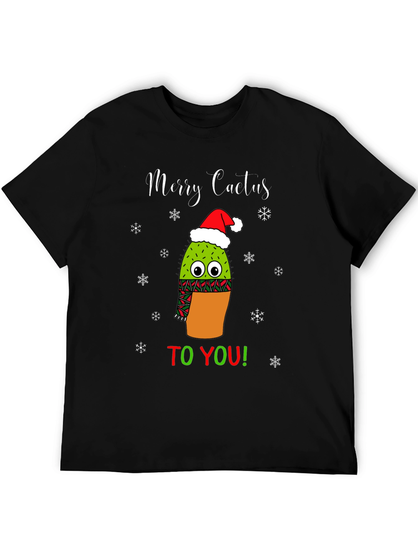 Camiseta Navideña Merry Cactus