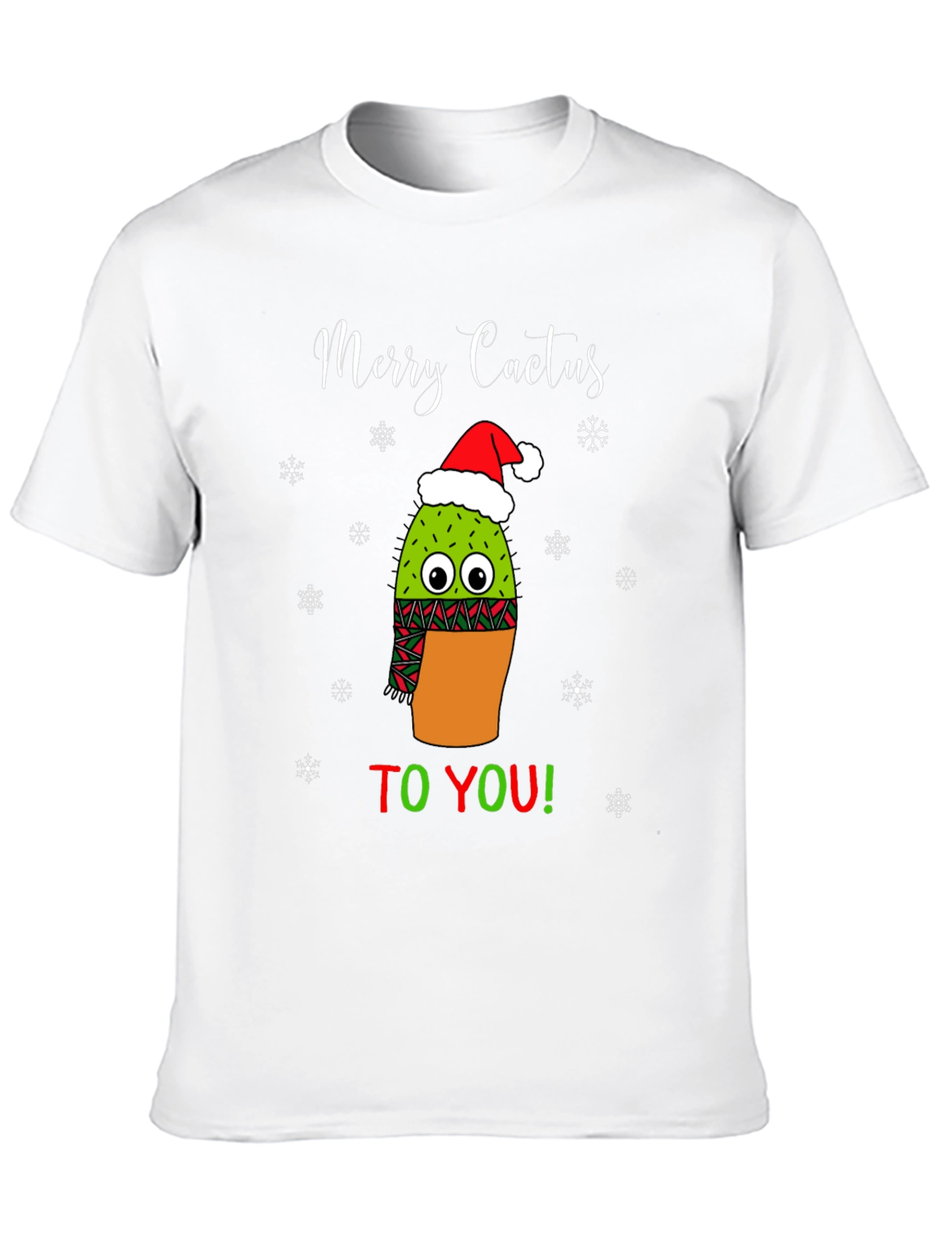 Camiseta Navideña Merry Cactus