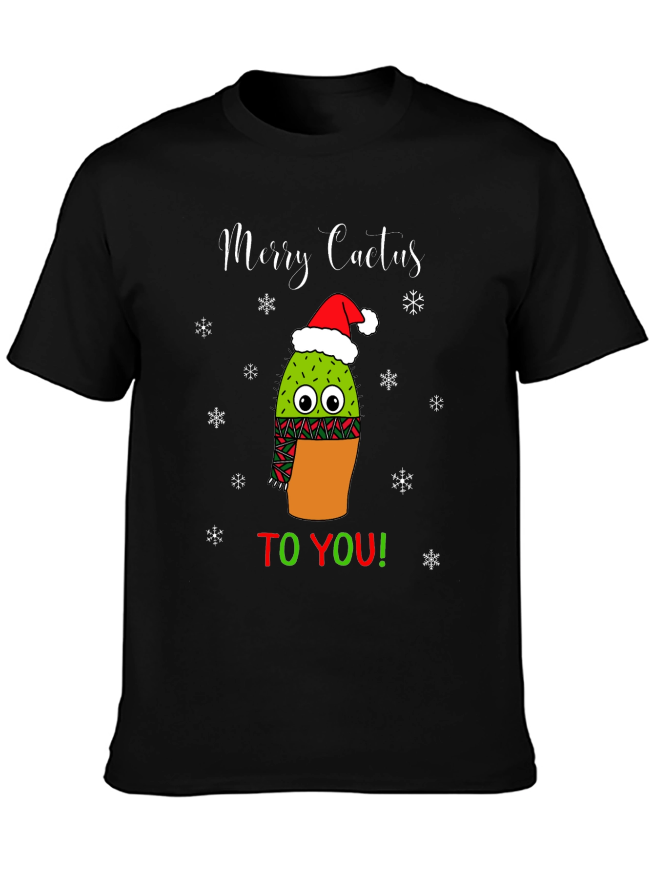 Camiseta Navideña Merry Cactus