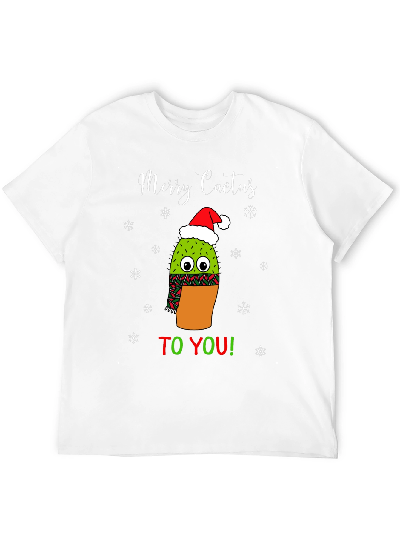 Camiseta Navideña Merry Cactus