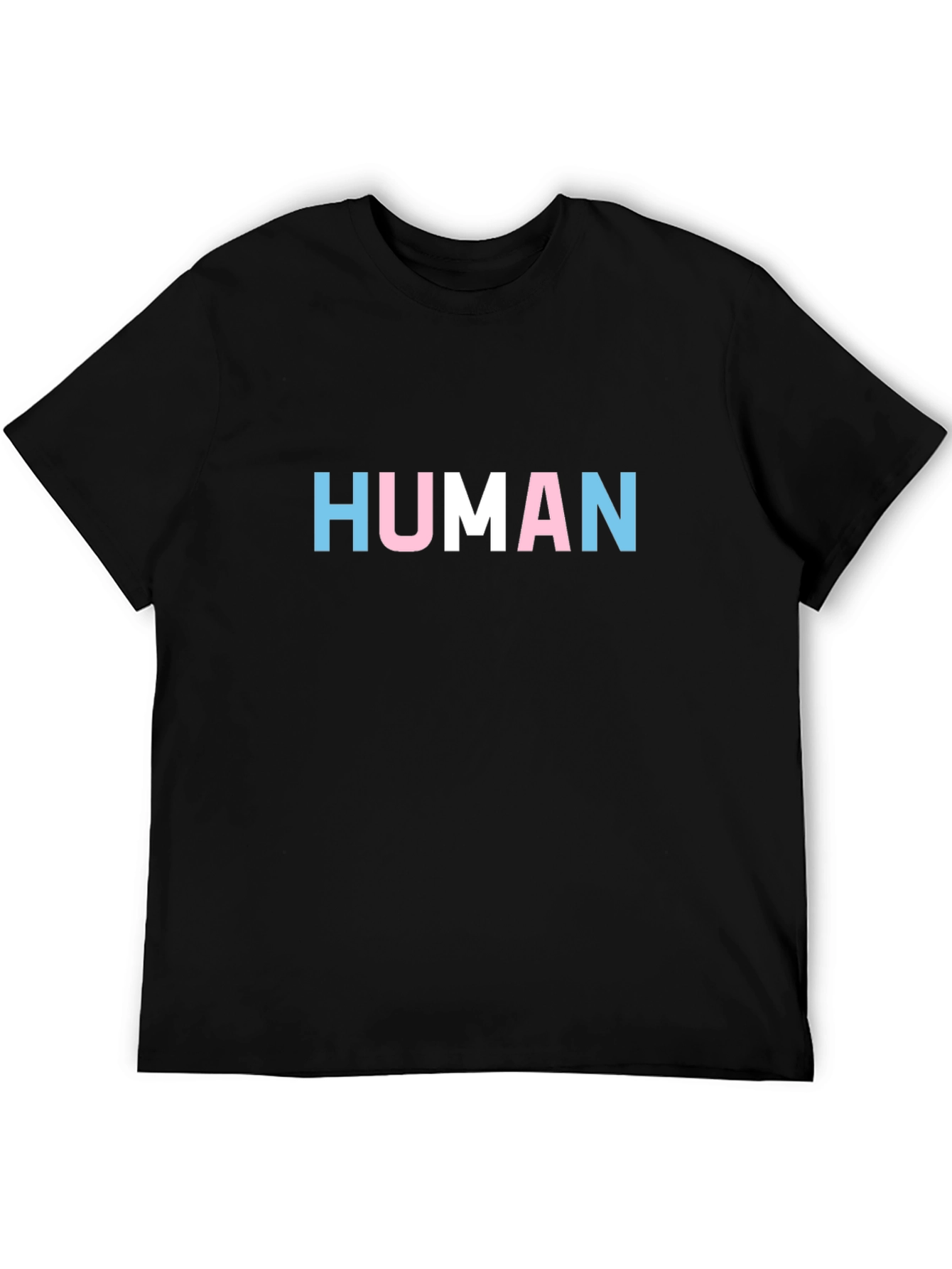 Camiseta Negra HUMAN Transgénero