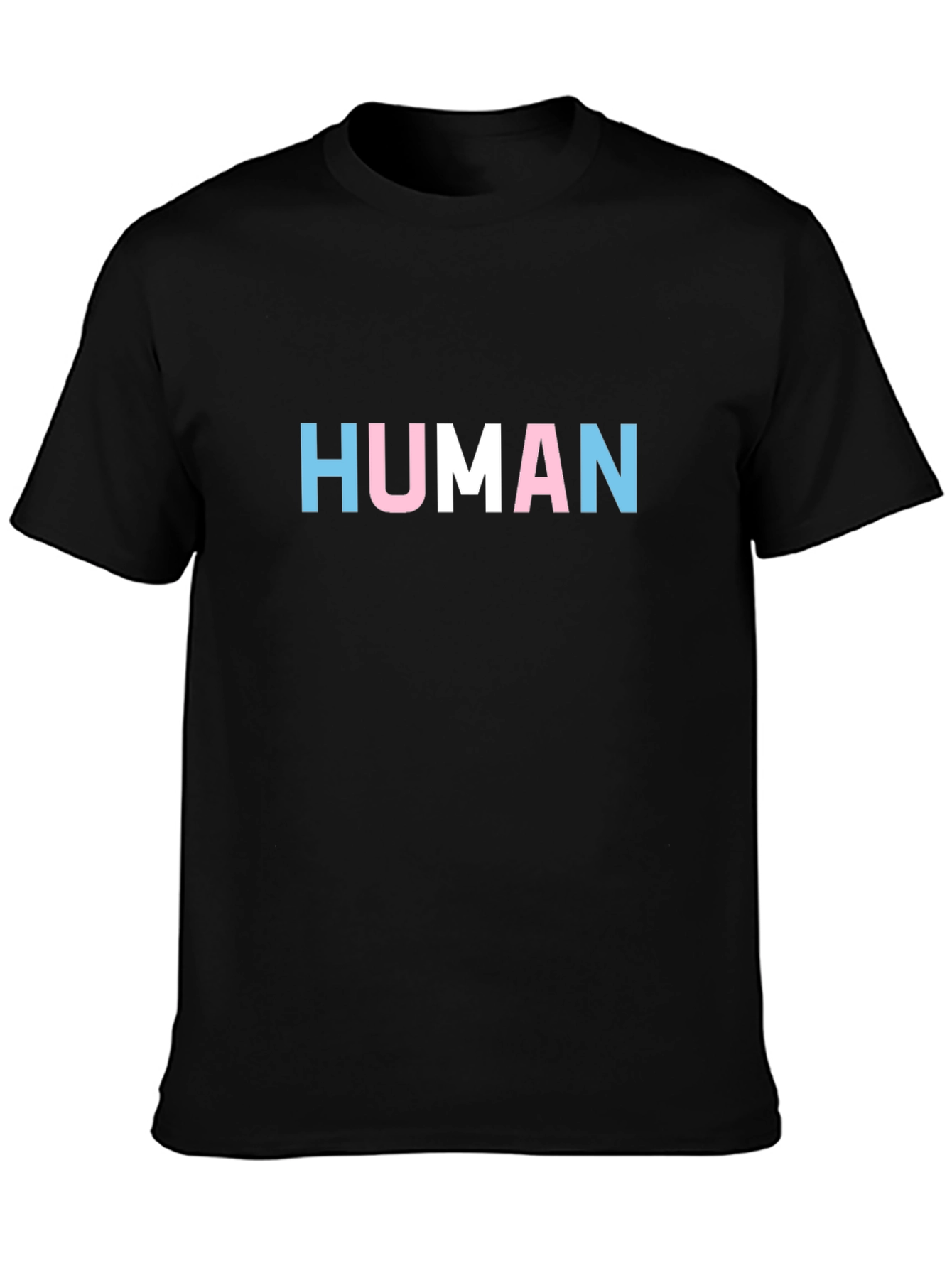 Camiseta Negra HUMAN Transgénero
