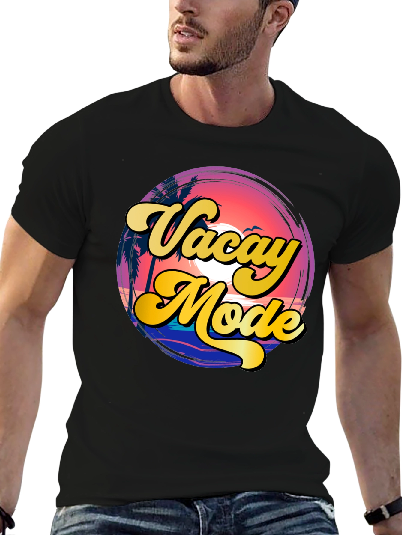 Camiseta Vacay Mode - Estilo Retro Veraniego