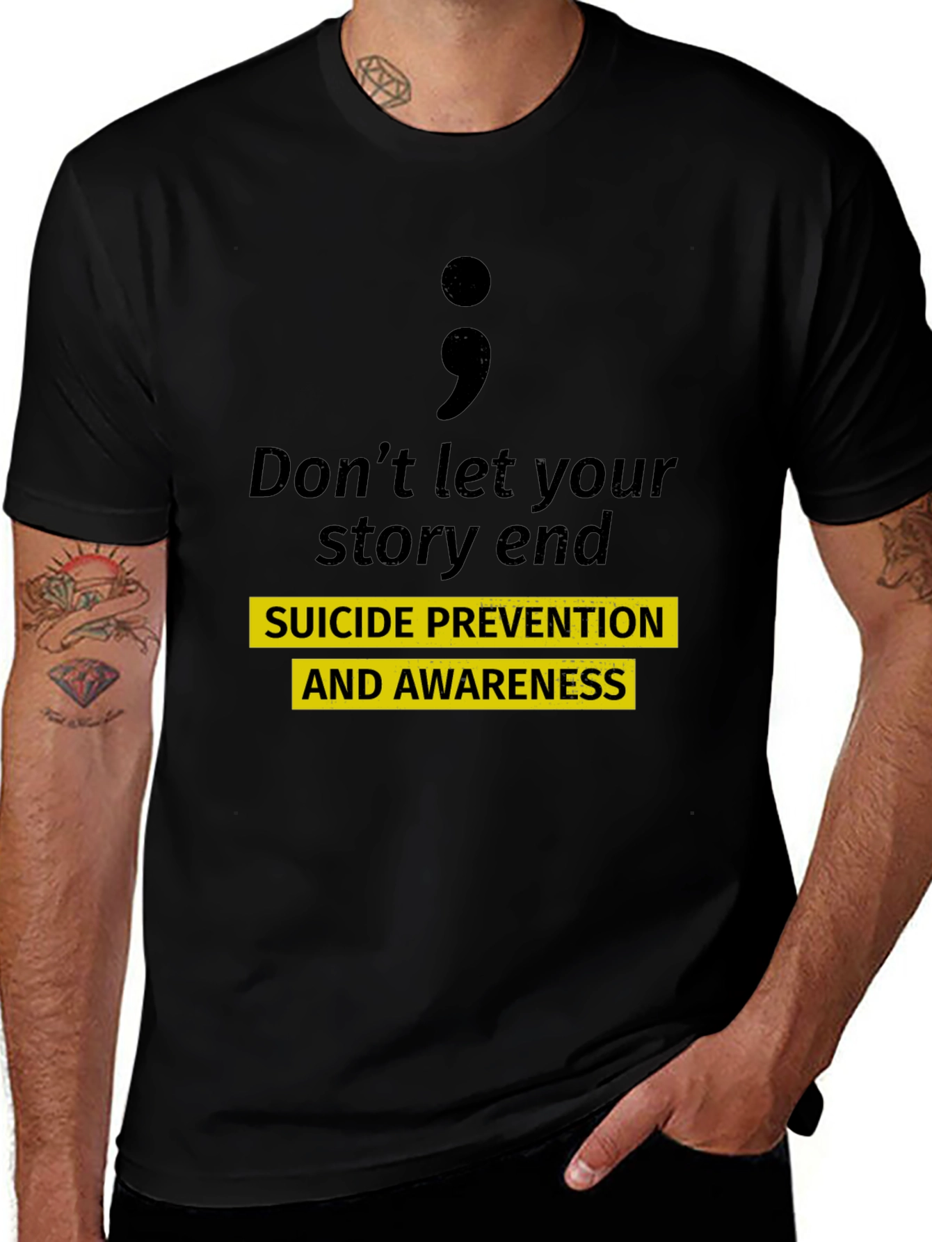 Camiseta de Concientización sobre la Prevención del Suicidio