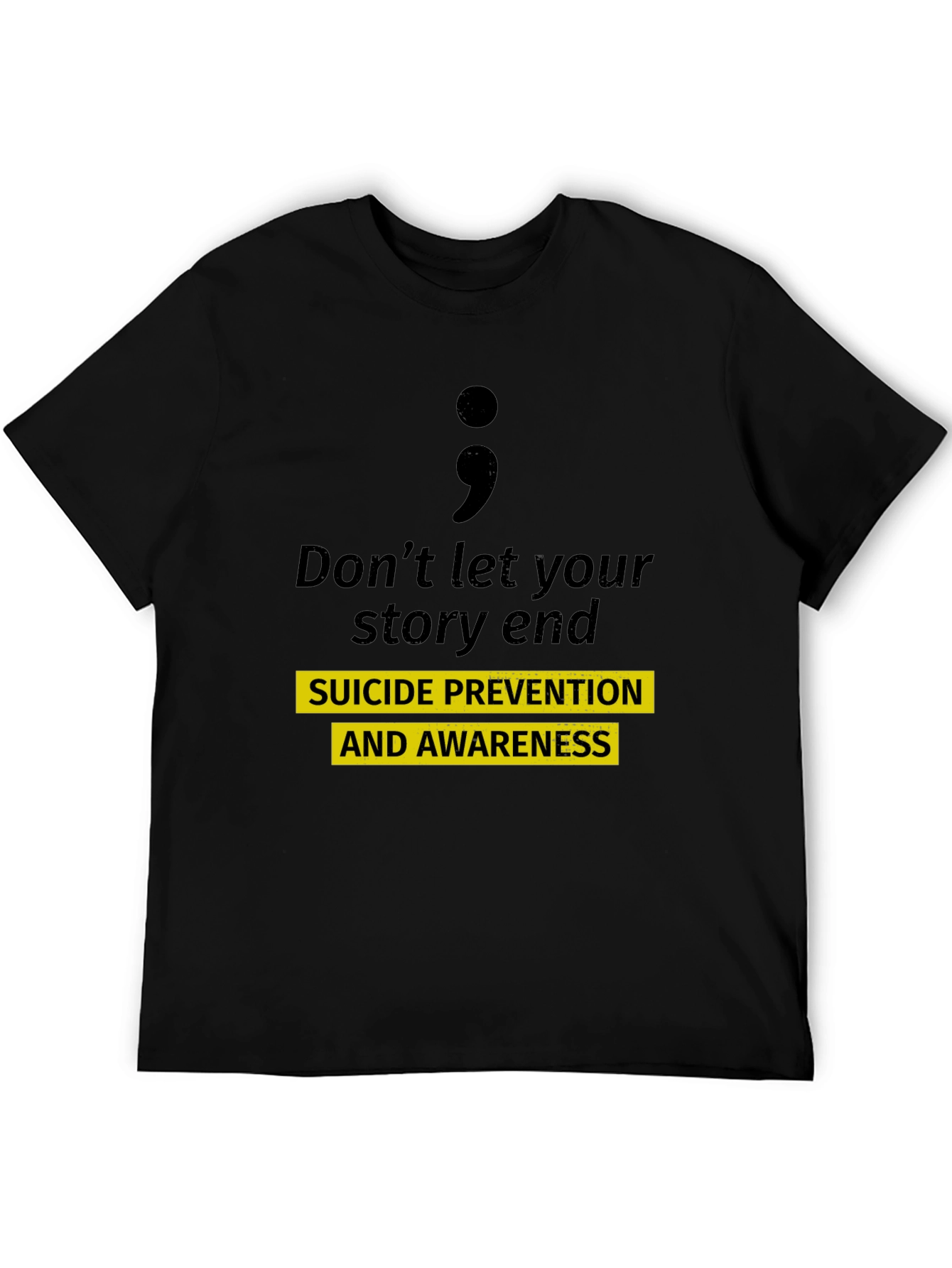 Camiseta de Concientización sobre la Prevención del Suicidio