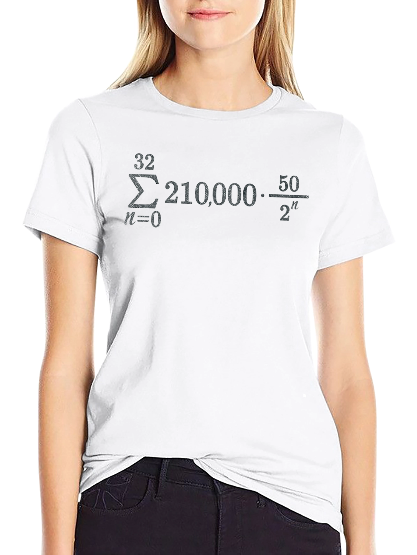 Camiseta Negra con Ecuación Matemática