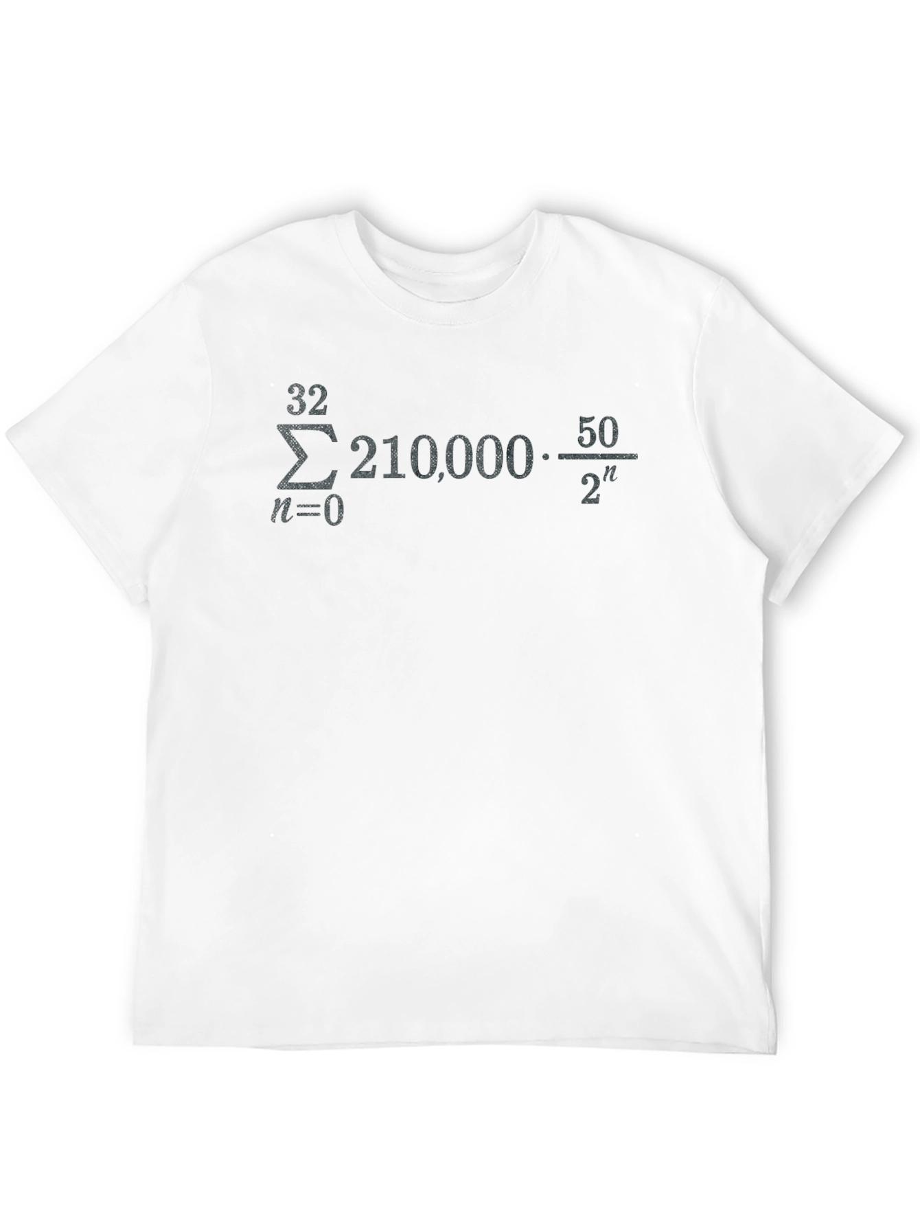 Camiseta Negra con Ecuación Matemática