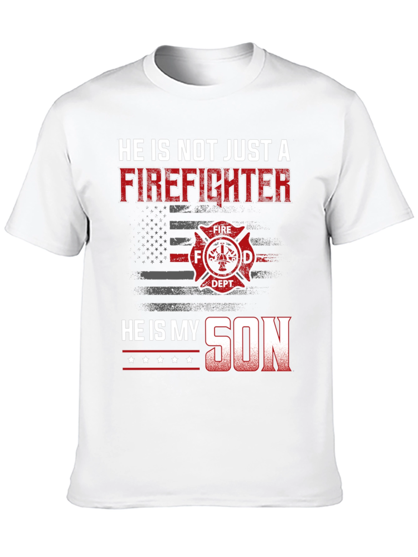 Camiseta Mi hijo bombero: Orgullo y valentía