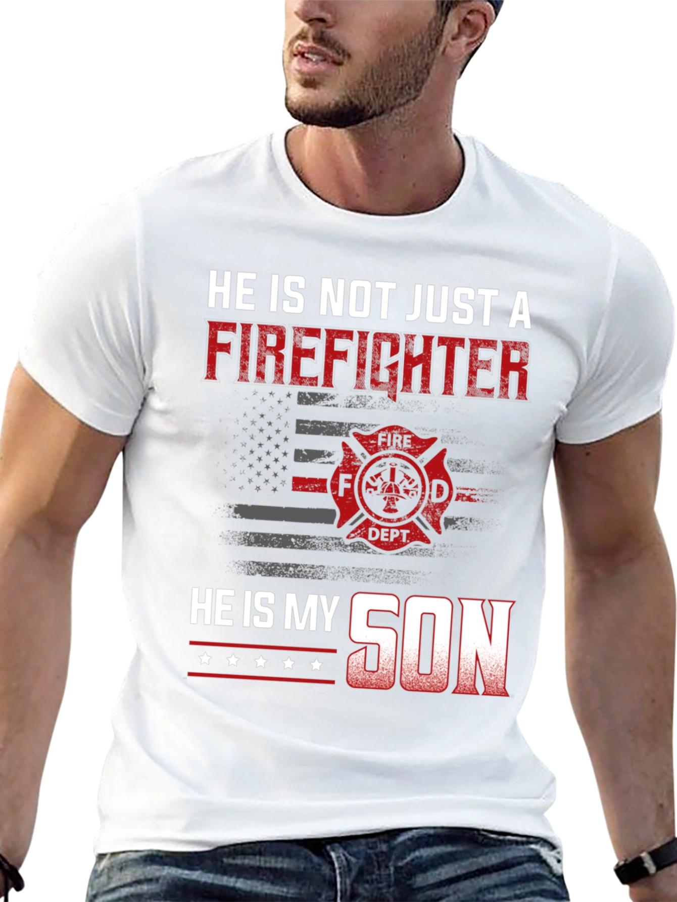 Camiseta Mi hijo bombero: Orgullo y valentía