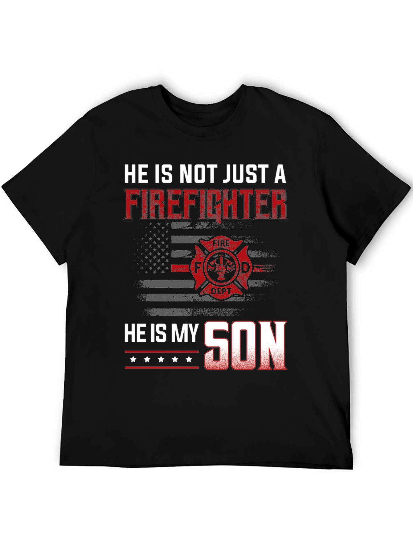 Camiseta Mi hijo bombero: Orgullo y valentía