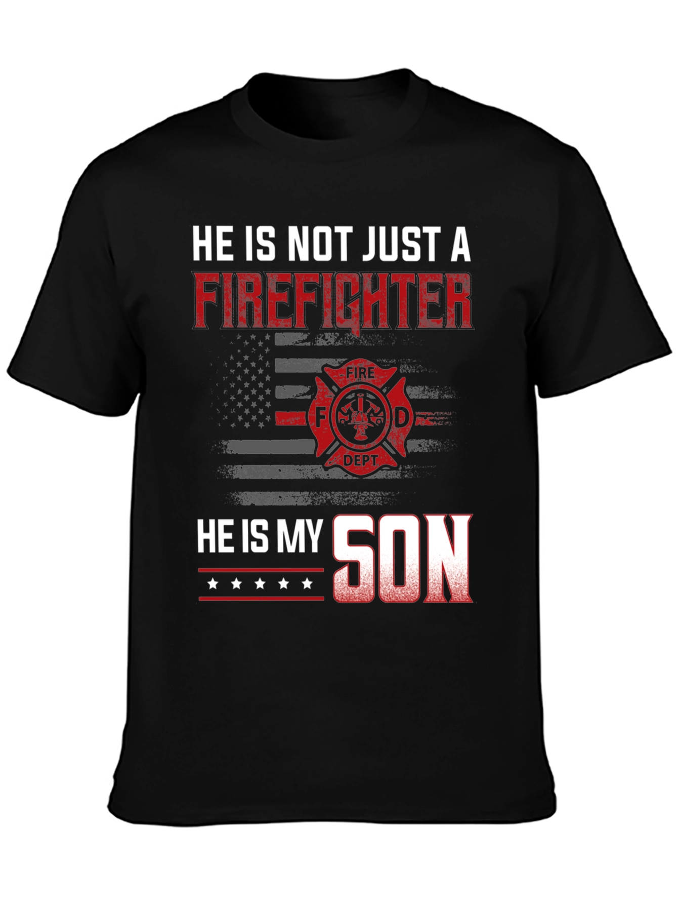 Camiseta Mi hijo bombero: Orgullo y valentía