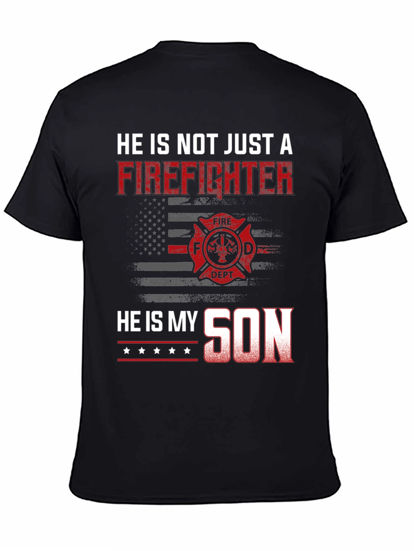 Camiseta Mi hijo bombero: Orgullo y valentía