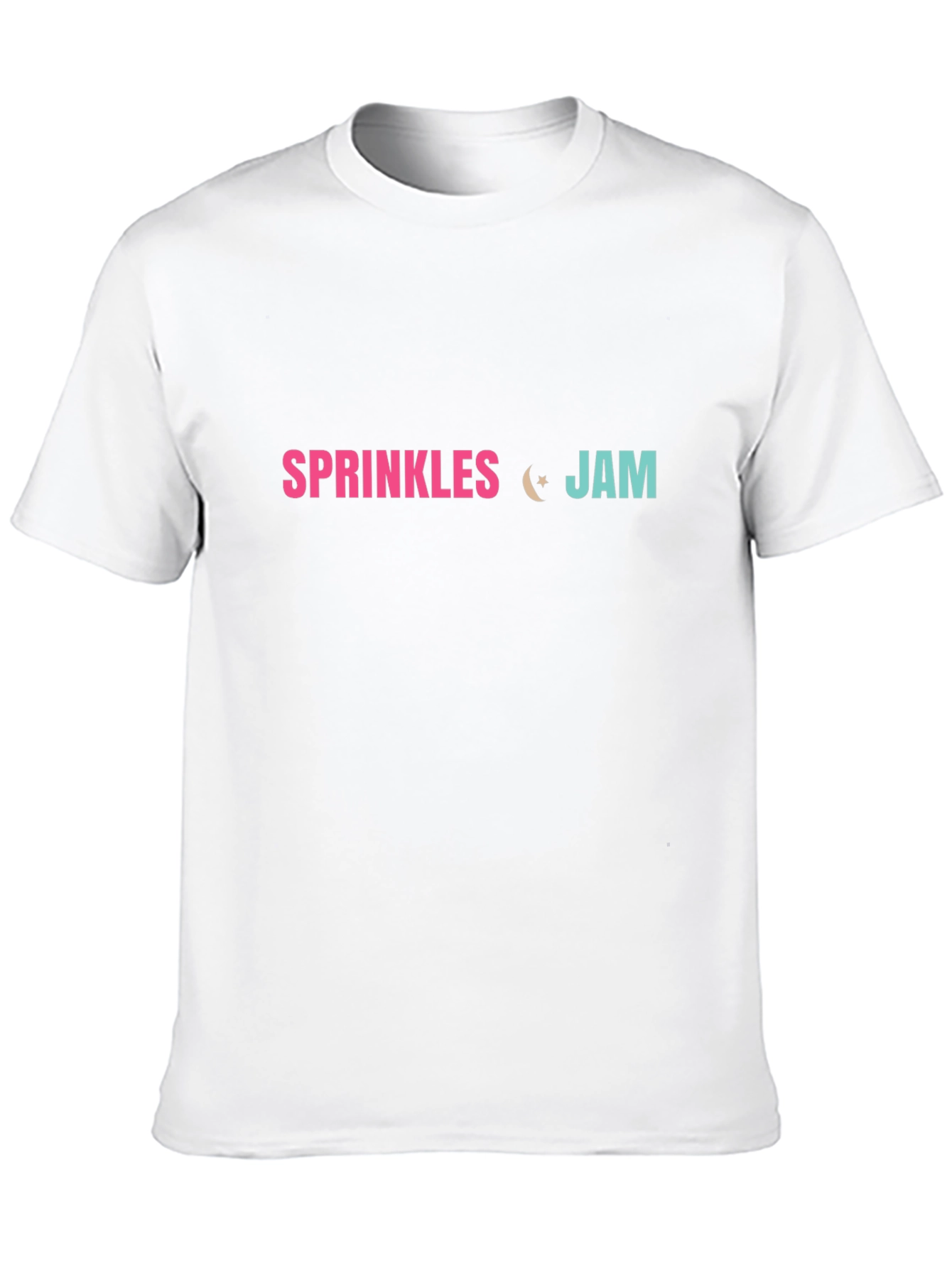 Camiseta Negra Sprinkles Jam Estampada