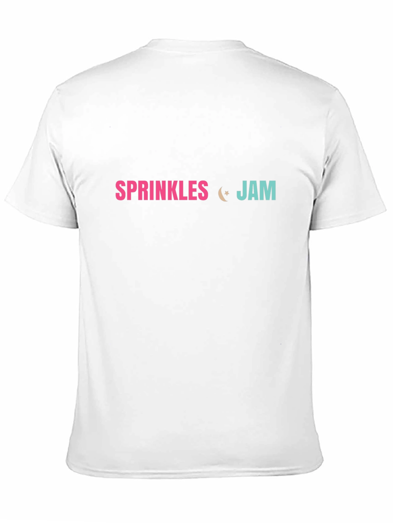 Camiseta Negra Sprinkles Jam Estampada