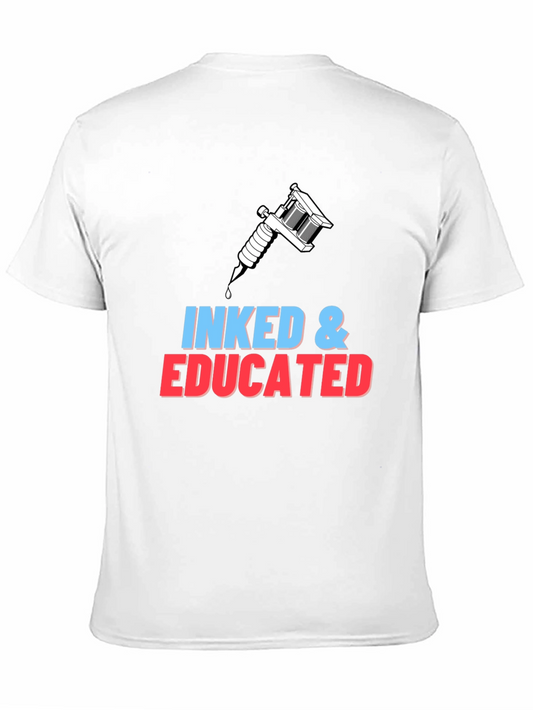 Camiseta Negra: Inked & Educated