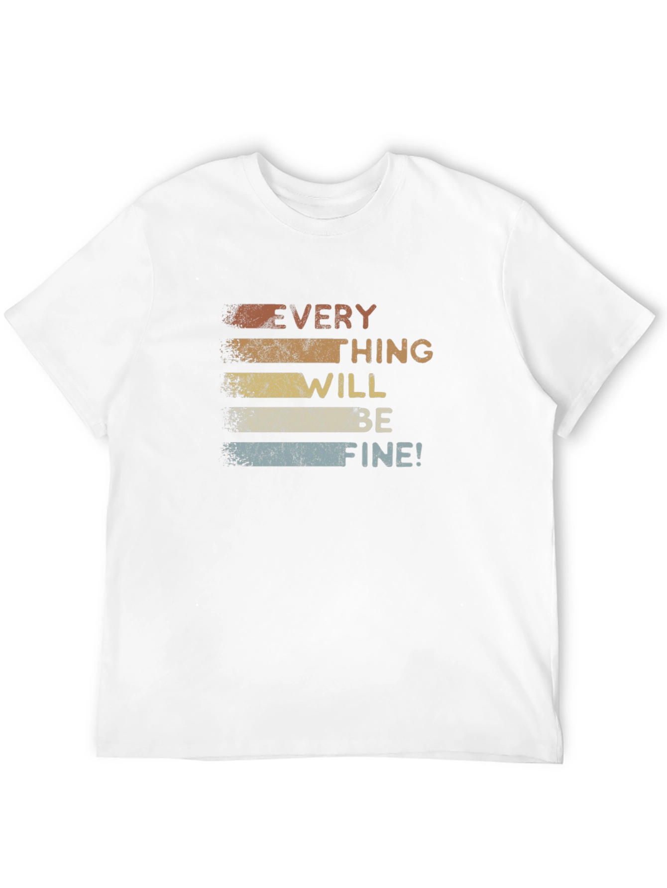 Camiseta Negra Retro: ¡Todo Estará Bien!