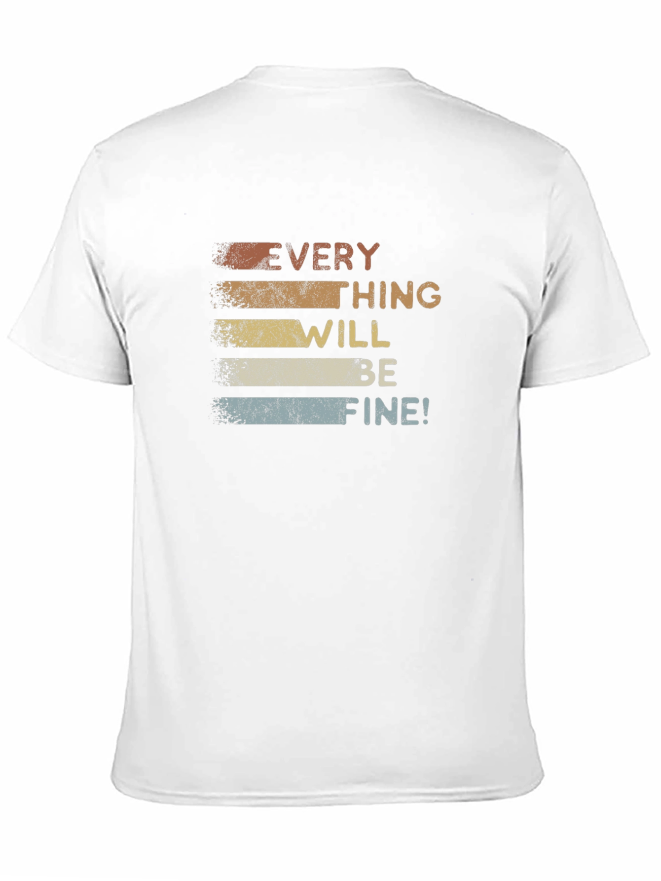 Camiseta Negra Retro: ¡Todo Estará Bien!