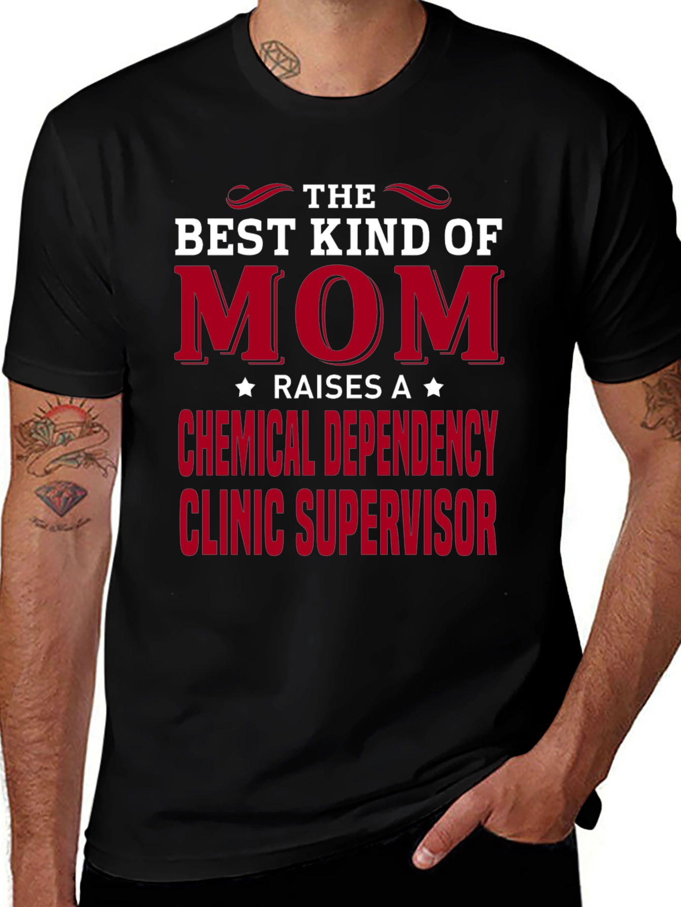 Camiseta para Mamá: Supervisora Clínica Dependencia Química
