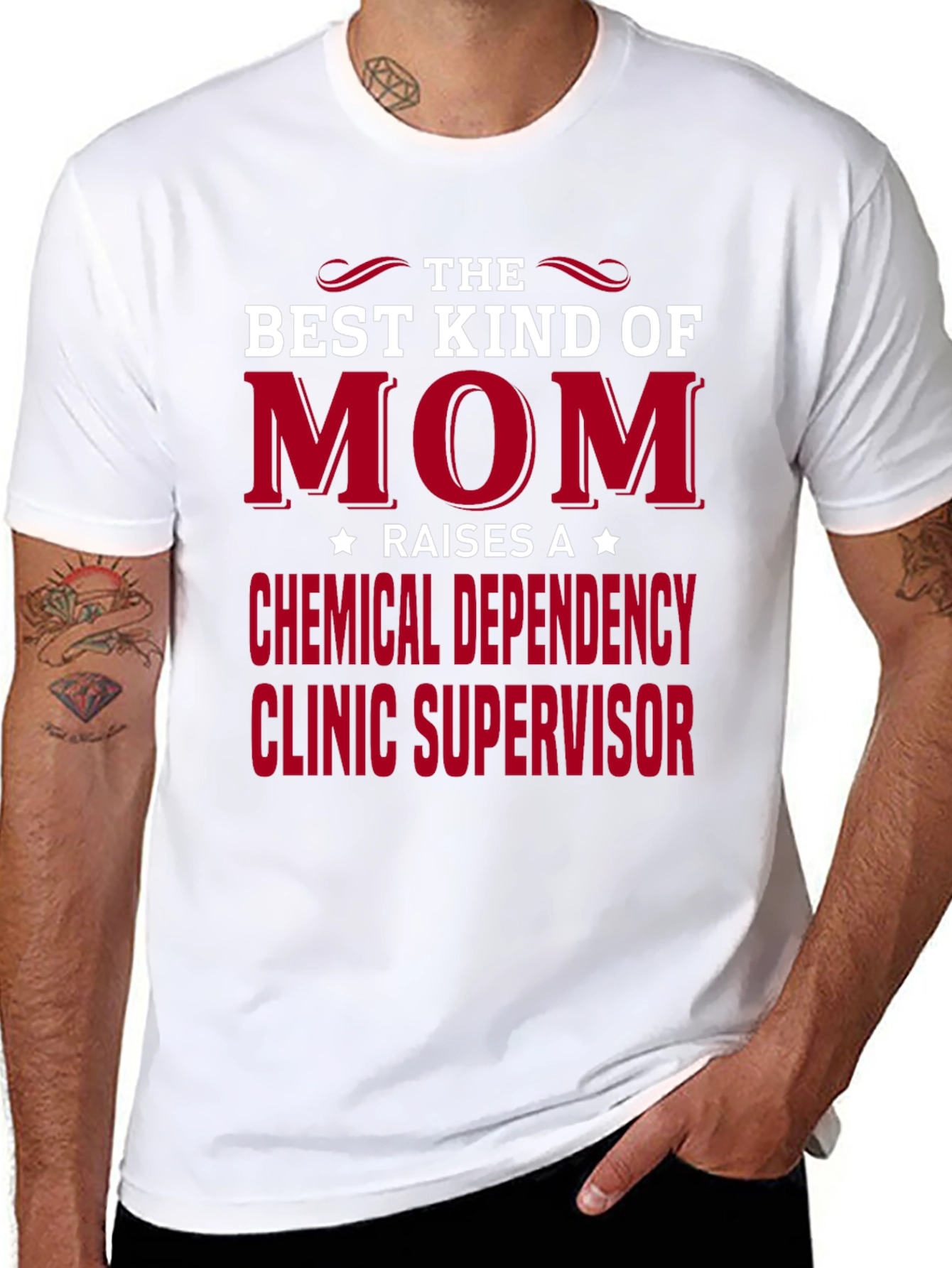 Camiseta para Mamá: Supervisora Clínica Dependencia Química