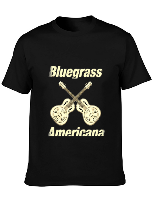 Camiseta Negra Bluegrass Americana
