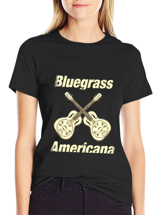 Camiseta Negra Bluegrass Americana
