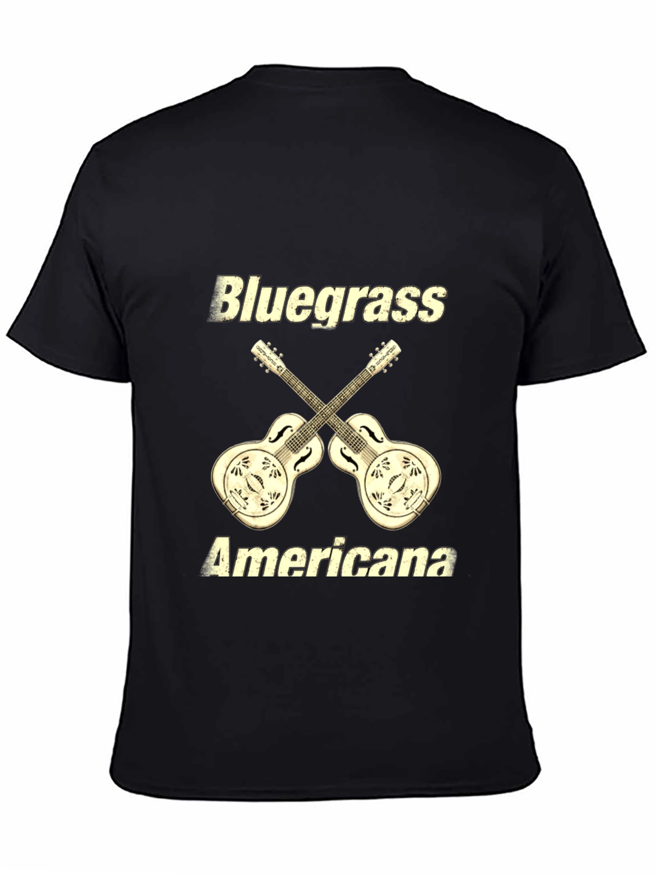 Camiseta Negra Bluegrass Americana