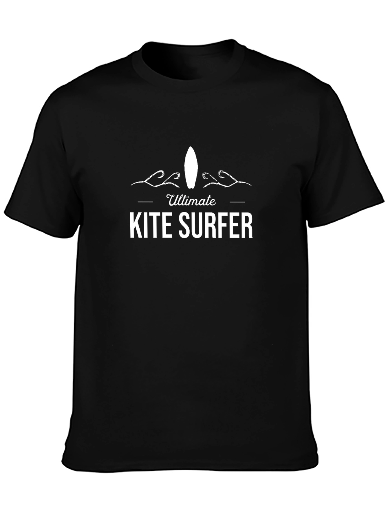 Camiseta Negra Ultimate Kite Surfer