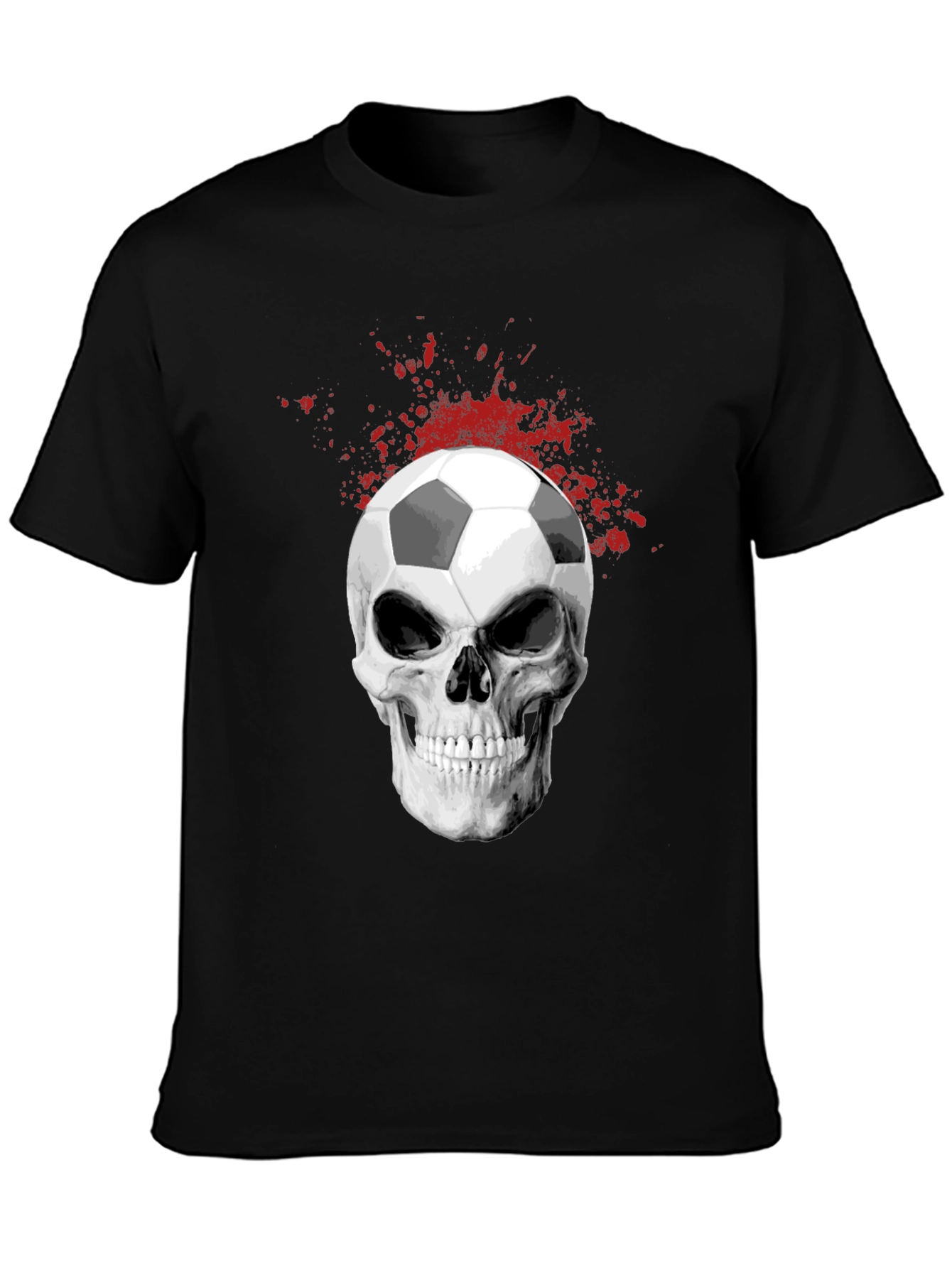 Camiseta Calavera Fútbol para Hombre