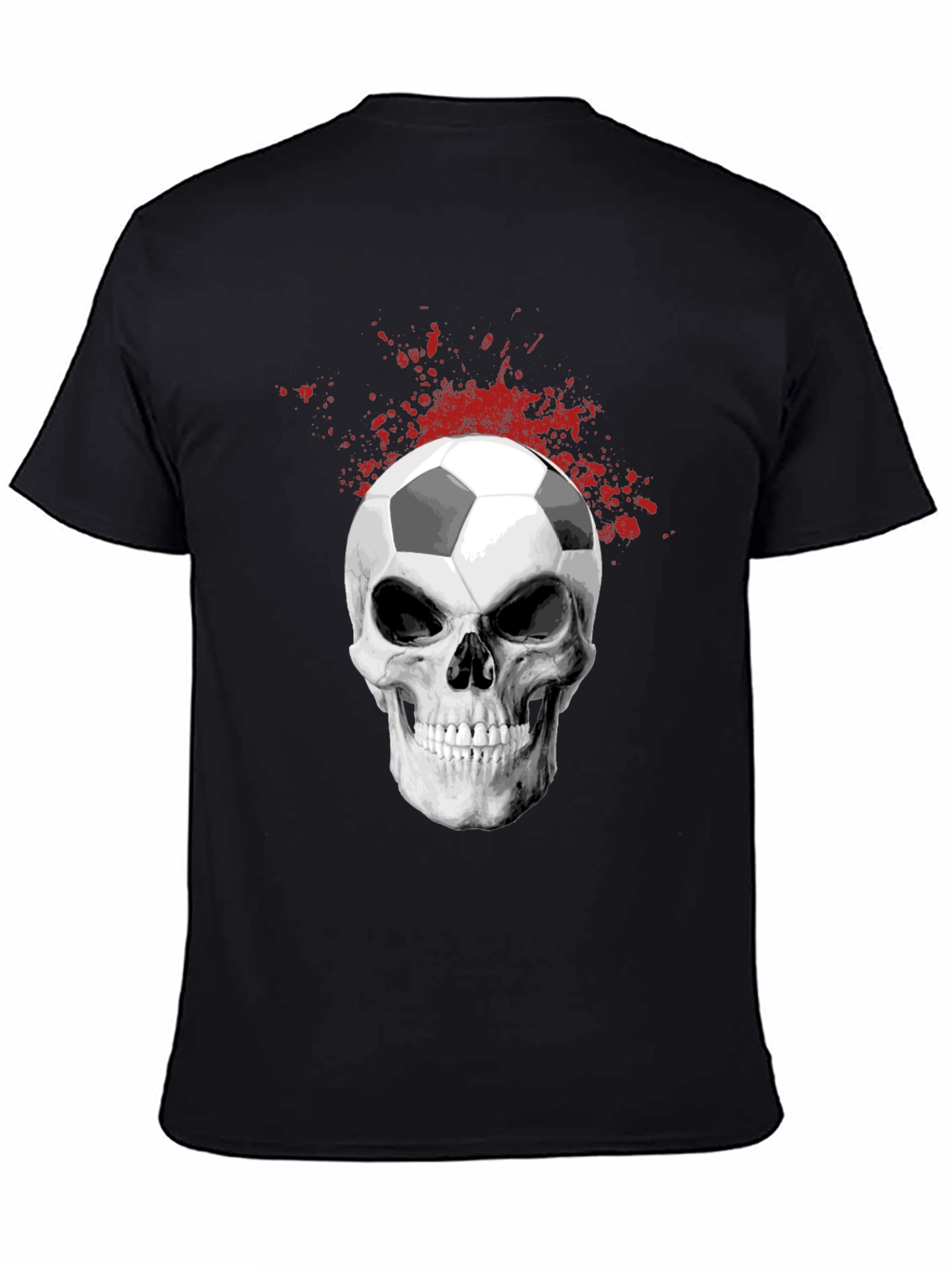 Camiseta Calavera Fútbol para Hombre