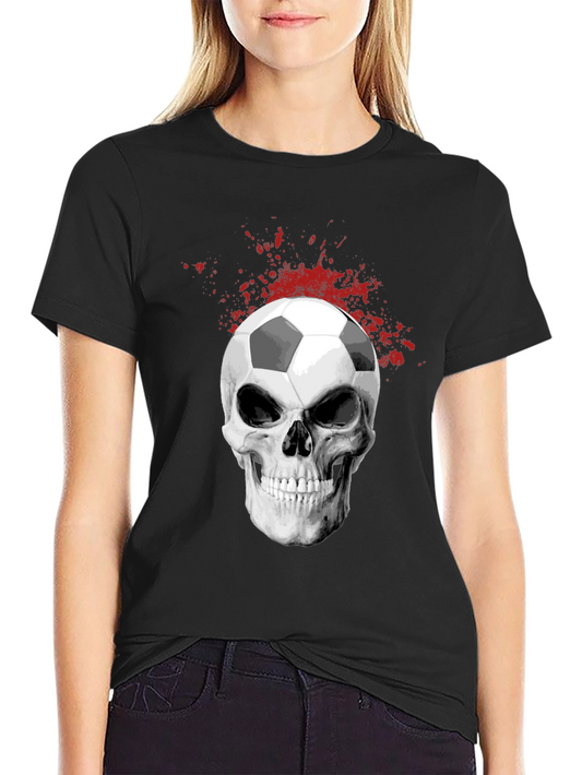 Camiseta Calavera Fútbol para Hombre
