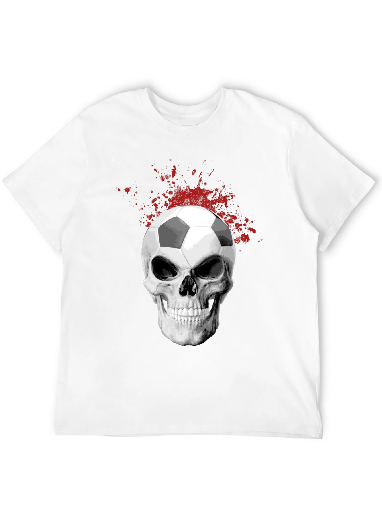 Camiseta Calavera Fútbol para Hombre