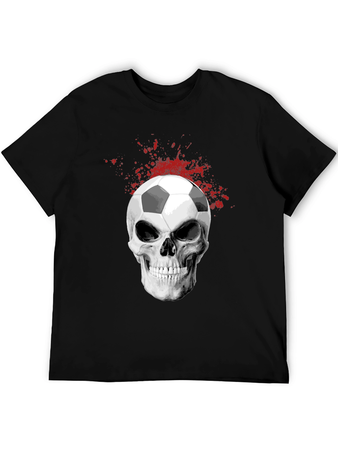 Camiseta Calavera Fútbol para Hombre